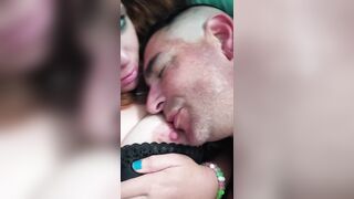 Nipp sucking my Melons titties feel great thank u