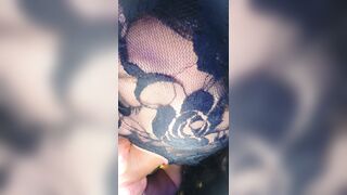 Wench wife puts oil on her flawless body, sucks my hard dong whilst that babe sits on a sex tool on the chair, gets cummed on her face