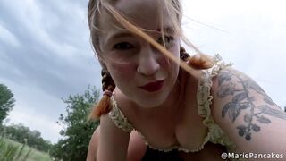 Blond Nympho Lost Her Phone, Stranger Gives Her A Double Load Of Cum & ATM
