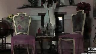 Lesbian MILF seduces young girl