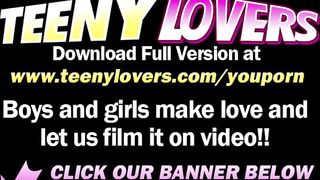 Teeny Lovers - 3some with facial for two teens