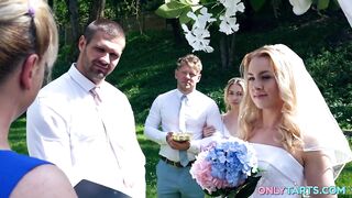 Marrying the Doxy - Hawt Bride Cheating Right on Her Wedding