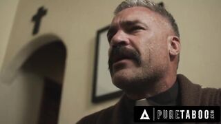 Aged Priests Group-sex Tiny Golden-haired