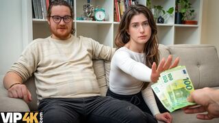 HUNT4K. I had no idea my Girlfriend was such a Whore and ready to screw a Stranger for cash