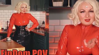 Financial domination latex clip