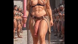 Realistic, glamorous shemale hentai hotties bang dudes coarse with their massive cocks. AI