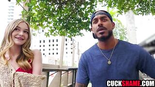Hawt Wife Taking BBC Down Her Mouth In Front Of Cuck Hubby