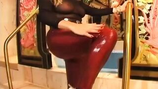 Foot Licked German Bae in Hose Teasing Lover