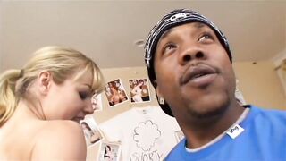 Hawt Hottie with Wonderful Boobs Gets Anally Plowed by Monster Ebony Knob