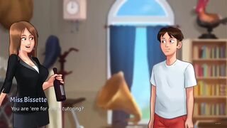 Miss bissette lastly screws Anon - summer time saga gameplay part two