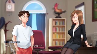 Miss bissette lastly screws Anon - summer time saga gameplay