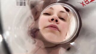 Giantess Swallows U in Coffee