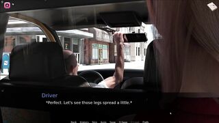 Hawt Cutie Widening Her Legs And Showing Pants To mature Taxi Driver Chap