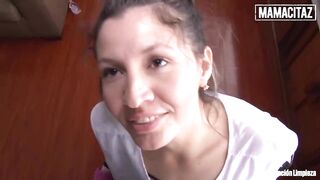 MAMACITAZ - Lustful Lalin girl Maid Mariela Gomez Bangs Her Client on Camera POV