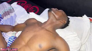 large cunt Black gal sits on a large penis reverse cowgirl