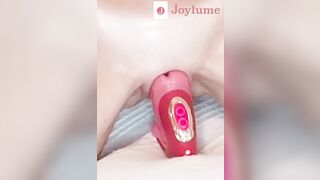 Multiple orgasms with JOYLUME. I wish u to bang me unfathomable!!!