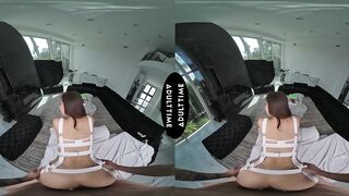 UP CLOSE VR - Nicole Doshi Takes Control In Cowgirl Vr Pov With Large Tit Hardcore Ride
