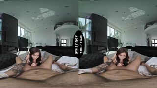 UP CLOSE VR - Nicole Doshi Takes Control In Cowgirl Vr Pov With Large Tit Hardcore Ride