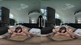 UP CLOSE VR - Nicole Doshi Takes Control In Cowgirl Vr Pov With Large Tit Hardcore Ride