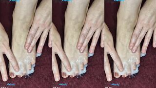Sex tool in pink underware then doggy position each position untill cum on my feet compilation ??