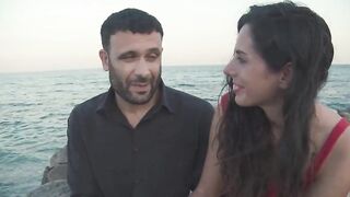 That guy proposes to this slender brunette hair and that babe lets 'em screw her in the booty, doggystyle, and each other position. Creampie in her booty
