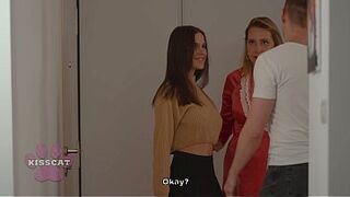 Saint Anna - Step Mama Teaches Shy Step Sister to Suck and Ride Her Step Brother