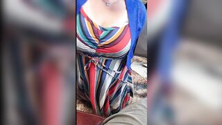 That babe rides a sextoy then sticks his ramrod in her throat until this chab cums