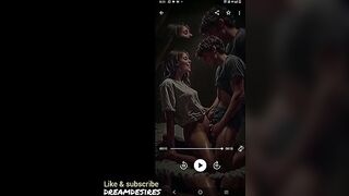 40 year old stepdaddy screwing cute tiny eighteen year old gal cutie on the couch Worthwhile riding & banging ( Real live sex Audio groaning Sound ) AI generated