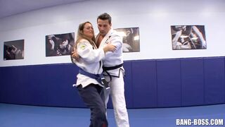 Karate Tutor screws his Student right after ground fight