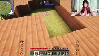 Sexy Screwing with Breasty Sweetie Fox After Playing Minecraft