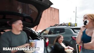 REALITY KINGS - Harlow West Turns A Casual Photoshoot Into A Public Oral sex And A Hard Bang
