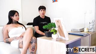 Clients Visit My Sexology Office for Assist with 1st Spunk flow and We End up in a Sexy Three-some