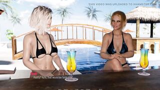 Shared Wants: Hawt Hotwives Topless on the Beach - Clip two