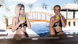 Shared Wants: Hawt Hotwives Topless on the Beach - Clip two