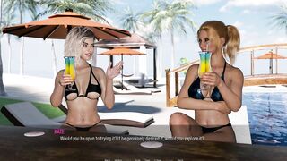 Shared Wants: Hawt Hotwives Topless on the Beach - Clip two