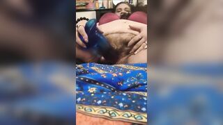 Biggest Red White and Blue Vibrator