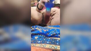 Biggest Red White and Blue Vibrator
