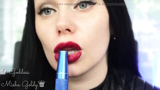 Cum to my large lips and hookah smoke!