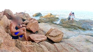 BEACH BANG INFIDELITY WEEKEND: I bang the bitch wife on the beach
