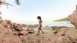 BEACH BANG INFIDELITY WEEKEND: I bang the bitch wife on the beach