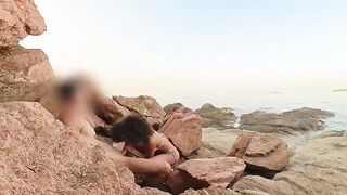 BEACH BANG INFIDELITY WEEKEND: I bang the bitch wife on the beach