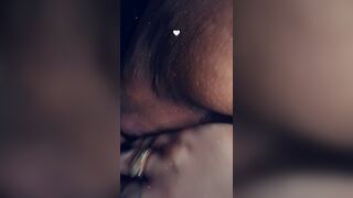 Thick white angel playing with soaked snatch
