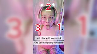 Will U Come Play With Me - Gamer Gal Fellatio - Redhead POV