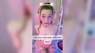 Will U Come Play With Me - Gamer Gal Fellatio - Redhead POV