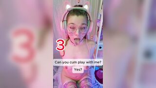 Will U Come Play With Me - Gamer Gal Fellatio - Redhead POV
