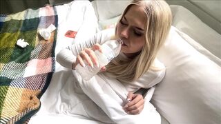Sick Day with Blond Step Sis - Lulu Romanova - Family Therapy - Alex Adams