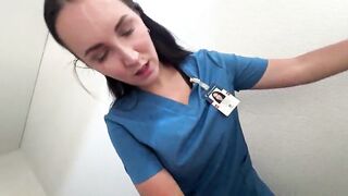 Massage Gone Wild: Brunette hair Crams Her Large Breasts In His Face Then Sucks Him Dry