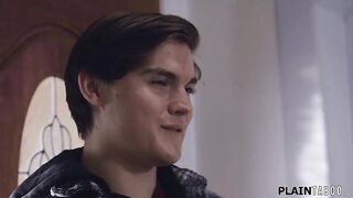 Teen Tyler Cruise helps out his breasty neighbour Sophia Locke.The large melons mother i'd like to fuck sobs when they talk about the loss of her spouse and that guy makes his move