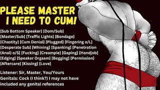 [Audio] Please Dom, I Must Cum!