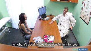 Nurse takes off her uniform to show her breathtaking figure - Fake Hospital